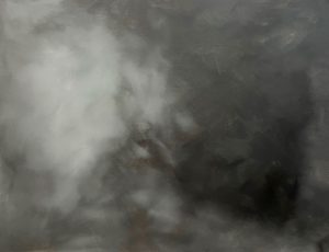 Schwarz-Weiße, abstrakte Eisformation