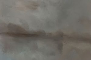 Flußlandschaft im Nebel