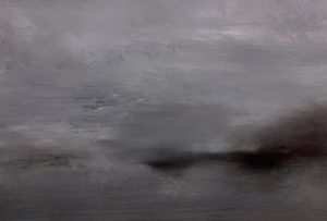 Flußlandschaft im Nebel